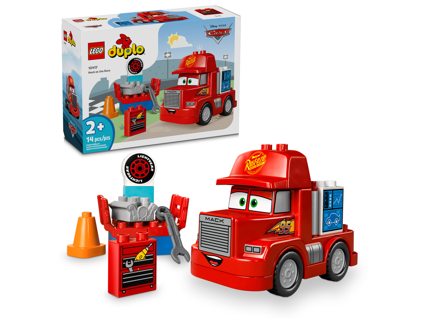 Disney 10417 Mack beim Rennen