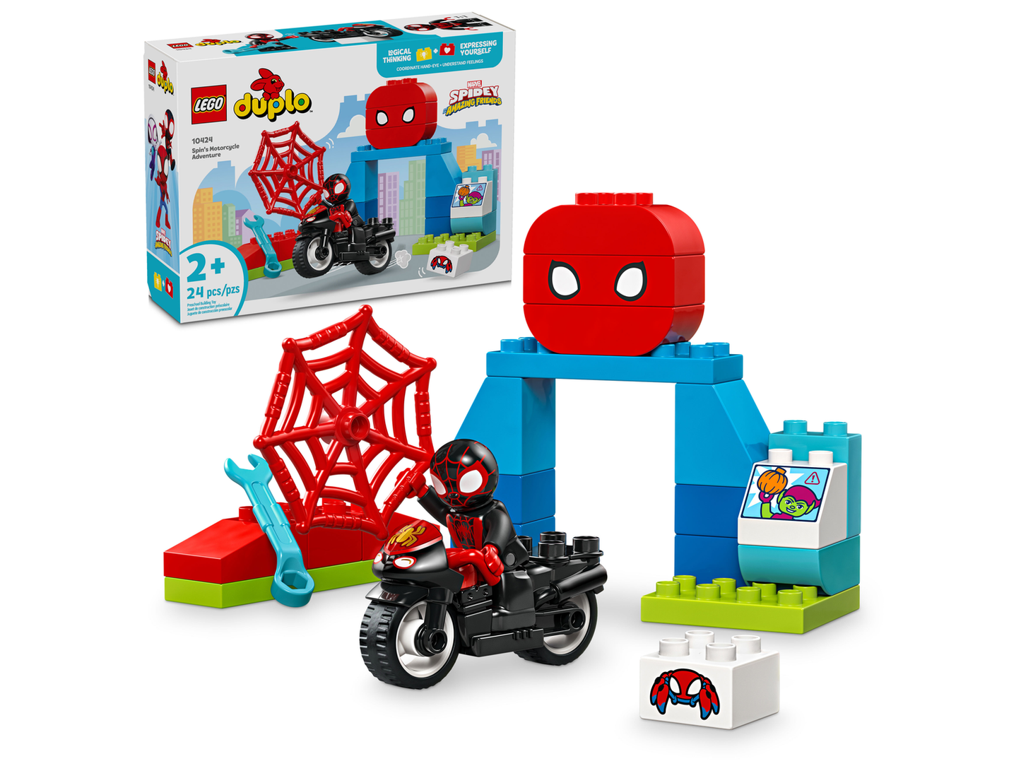 DUPLO 10424 Spins Motorrad-Abenteuer