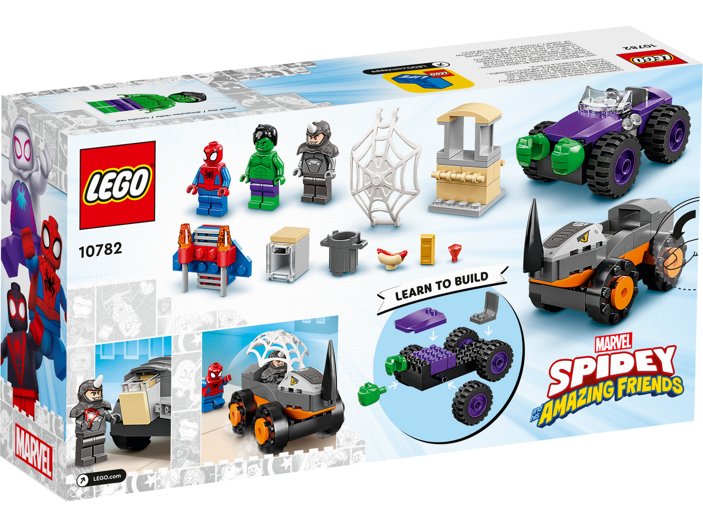 Spider-Man 10782 Hulks und Rhinos Truck-Duell