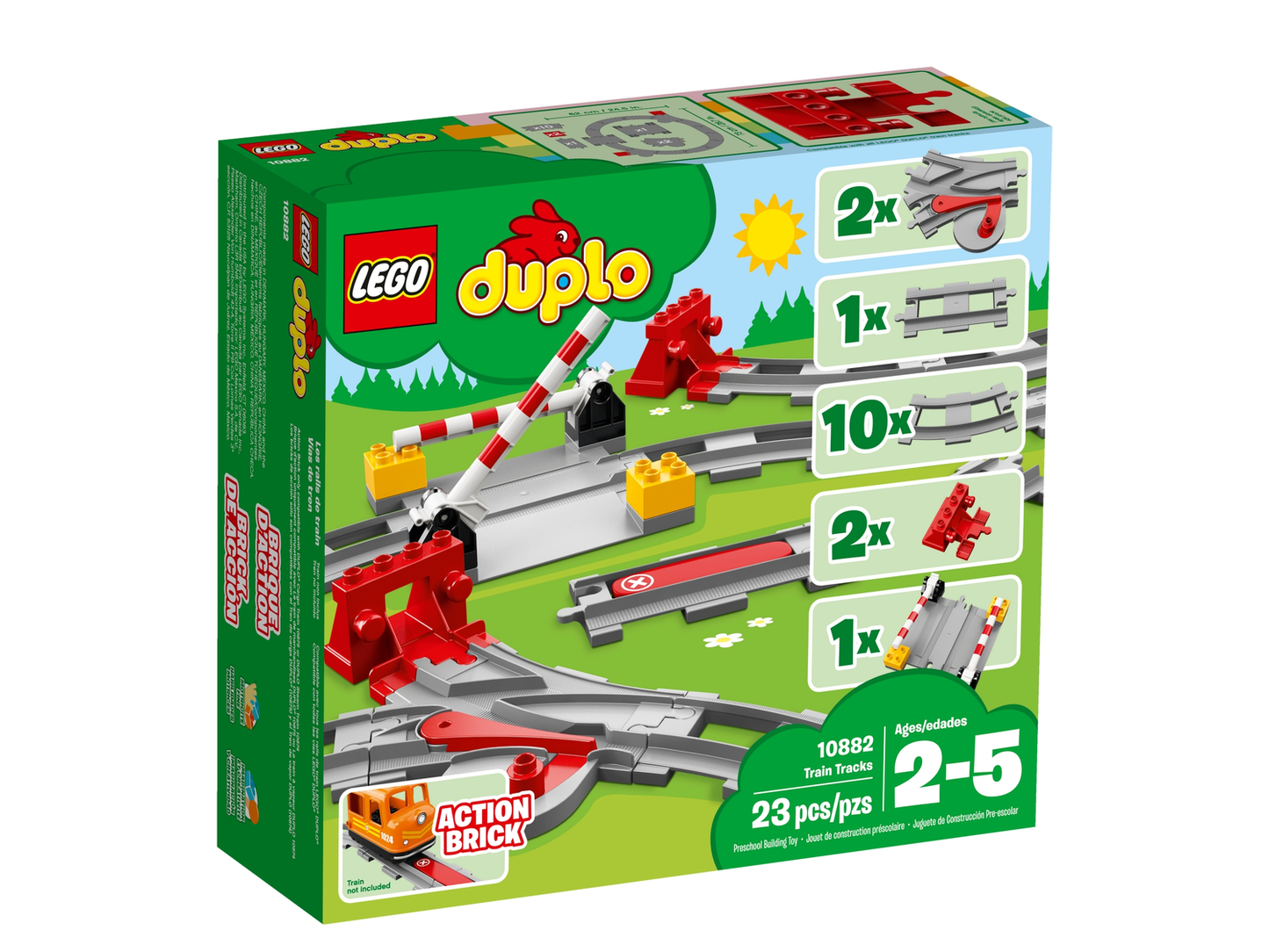 DUPLO 10882 Eisenbahn Schienen