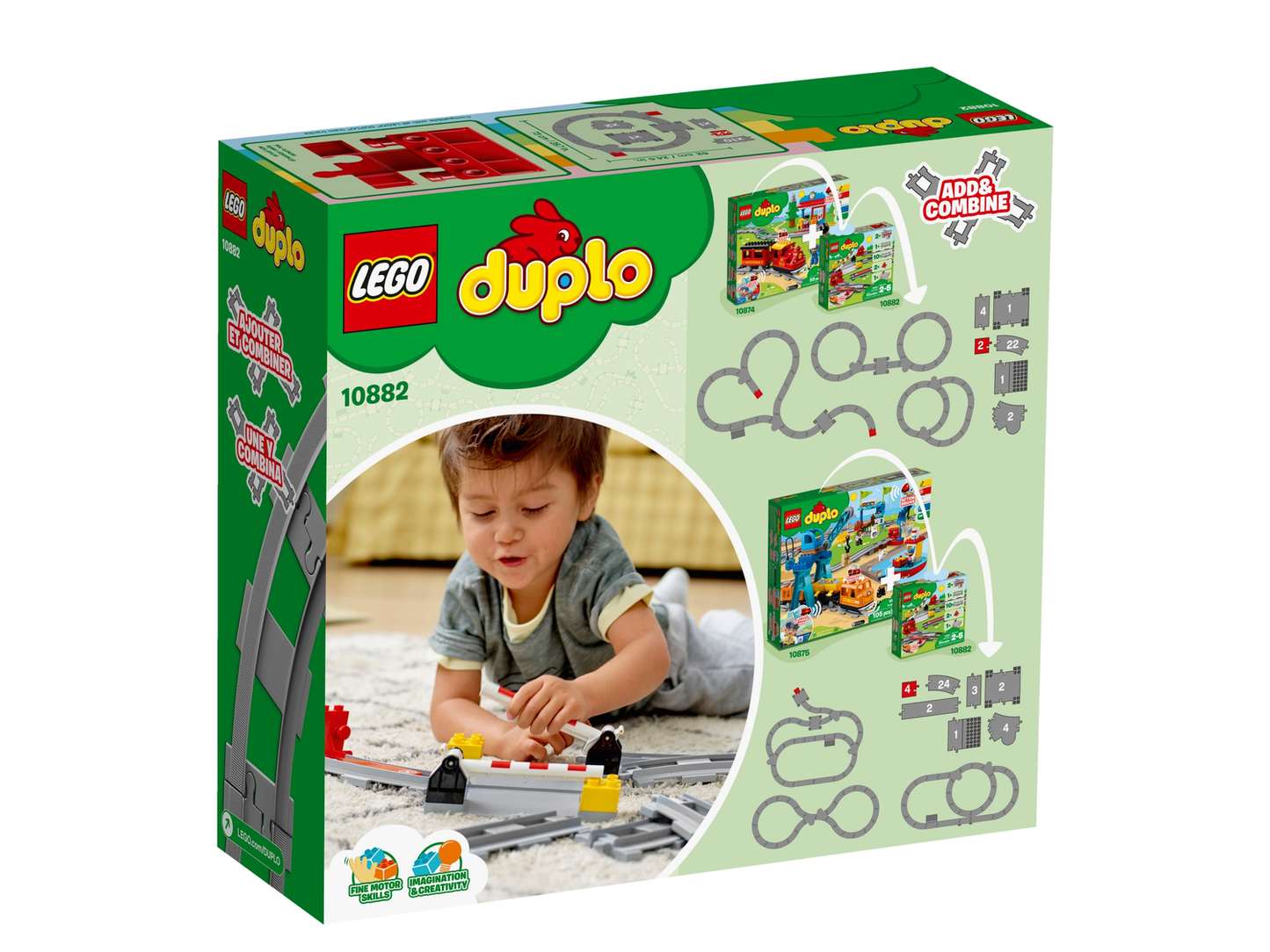 DUPLO 10882 Eisenbahn Schienen