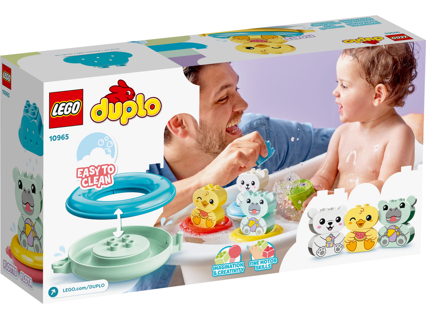 DUPLO 10965 Badewannenspaß: Schwimmender Tierzug