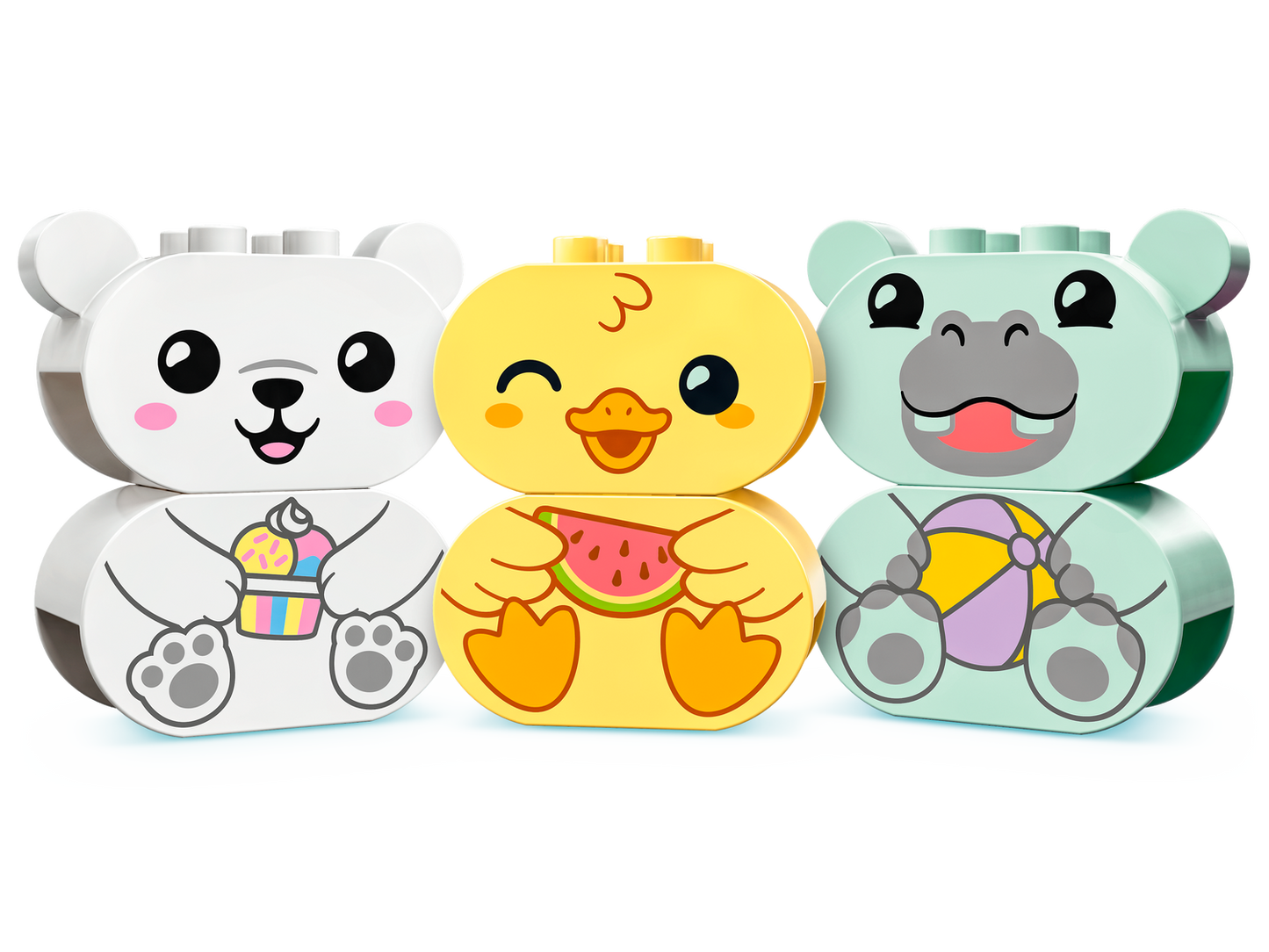 DUPLO 10965 Badewannenspaß: Schwimmender Tierzug