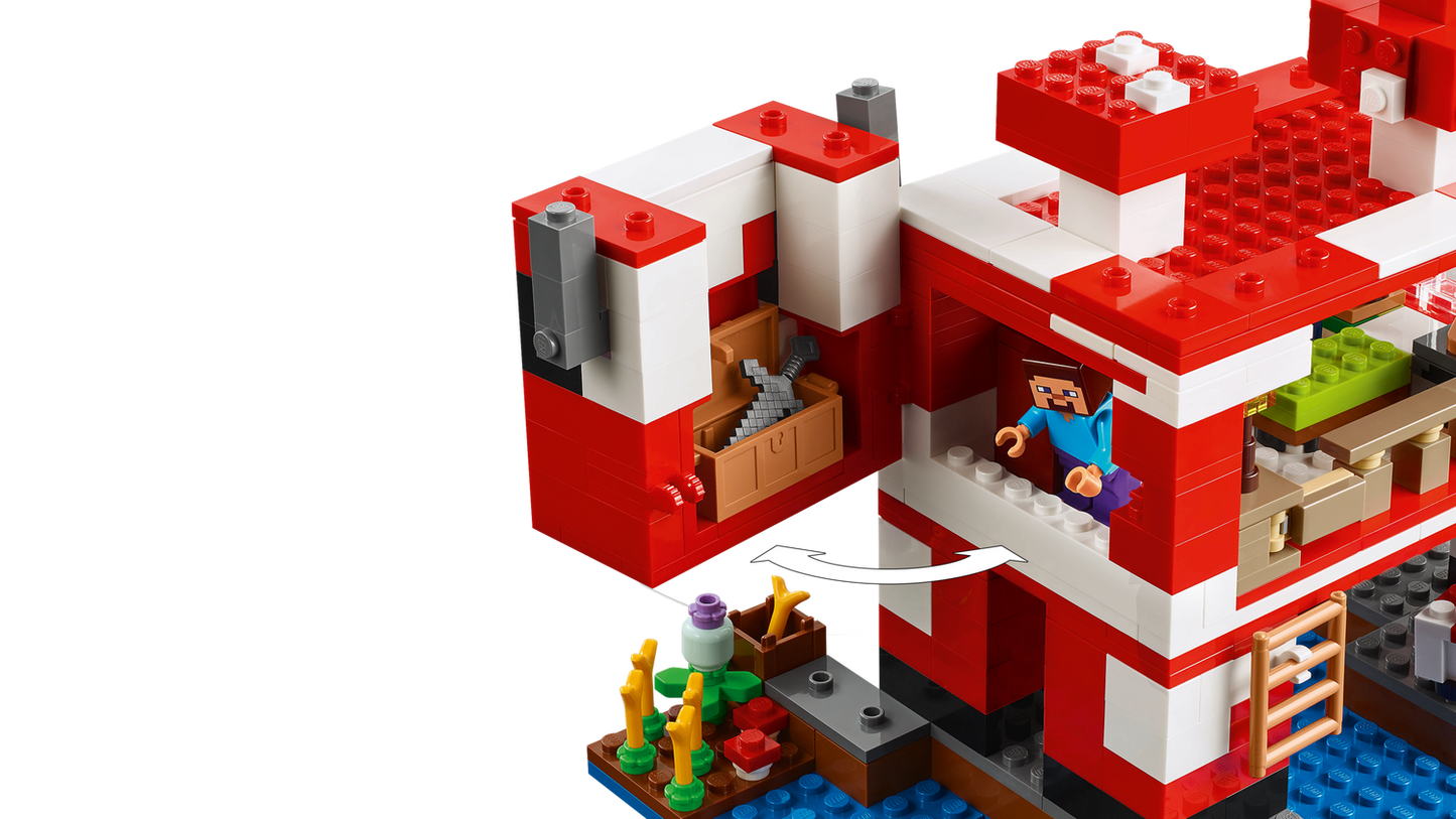 Minecraft 21270 Das Pilzkuh-Haus