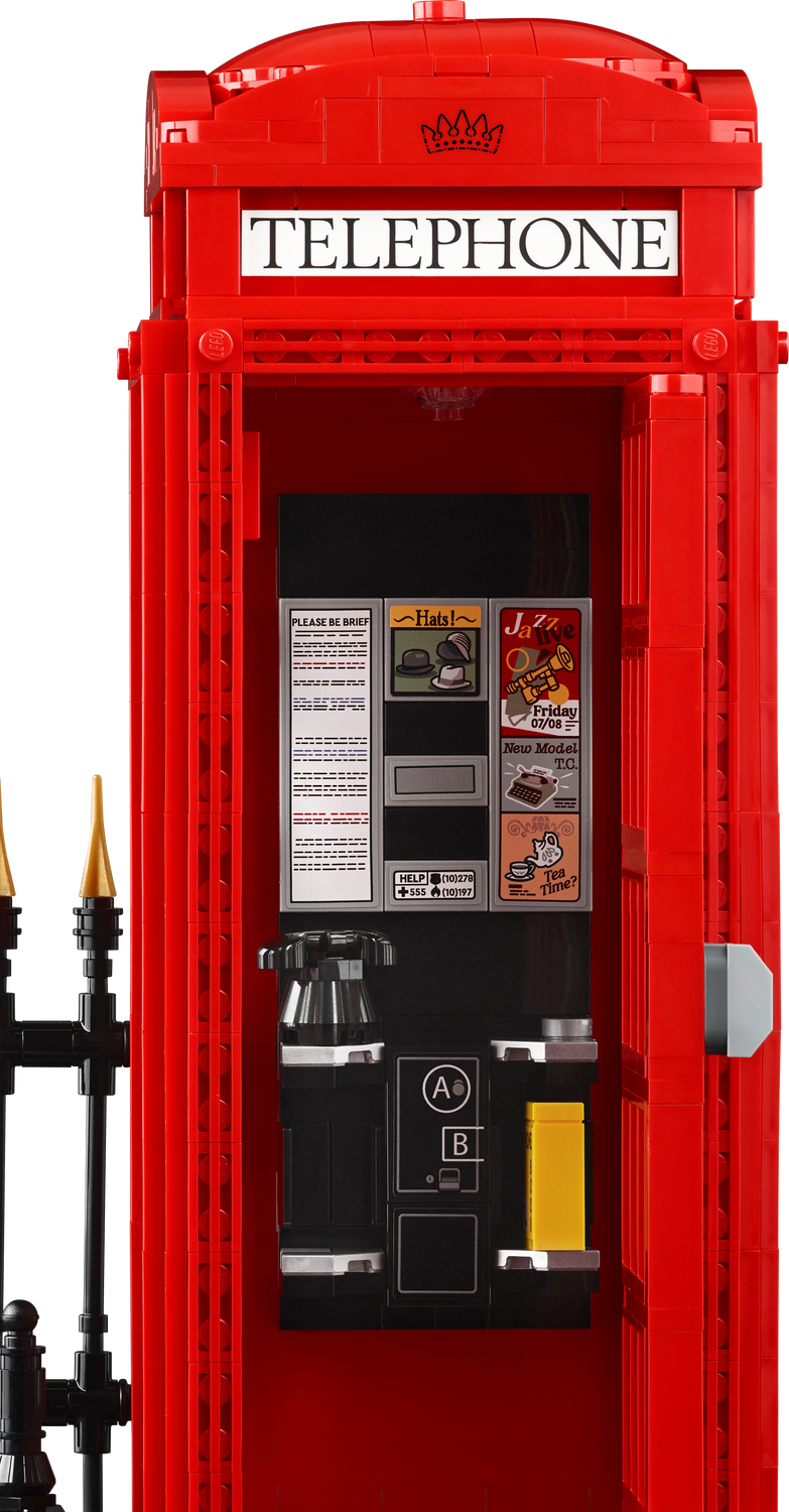 Ideas 21347 Rote Londoner Telefonzelle