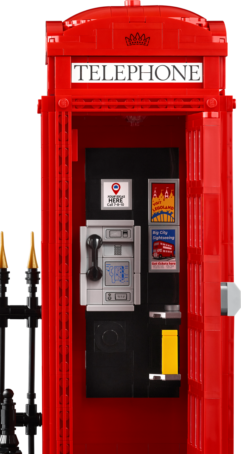 Ideas 21347 Rote Londoner Telefonzelle