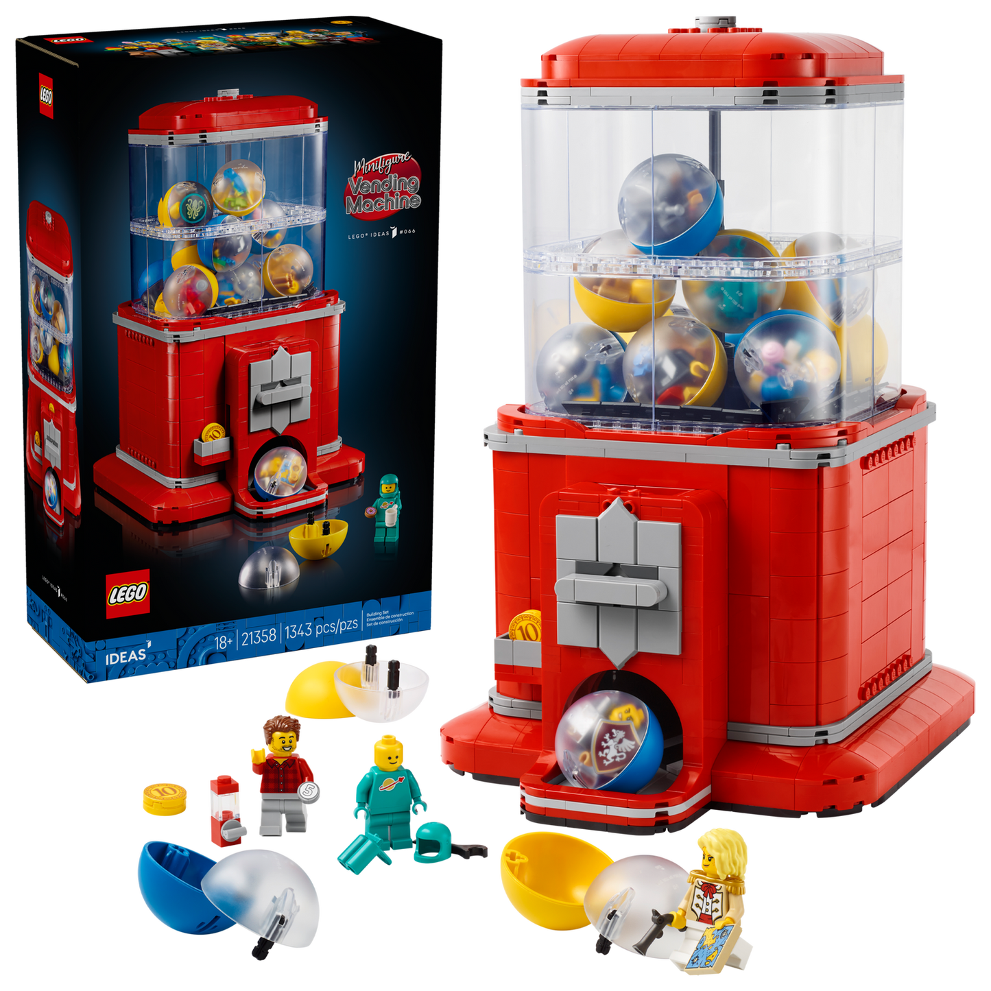 Ideas 21358 Spielzeugautomat mit Minifiguren
