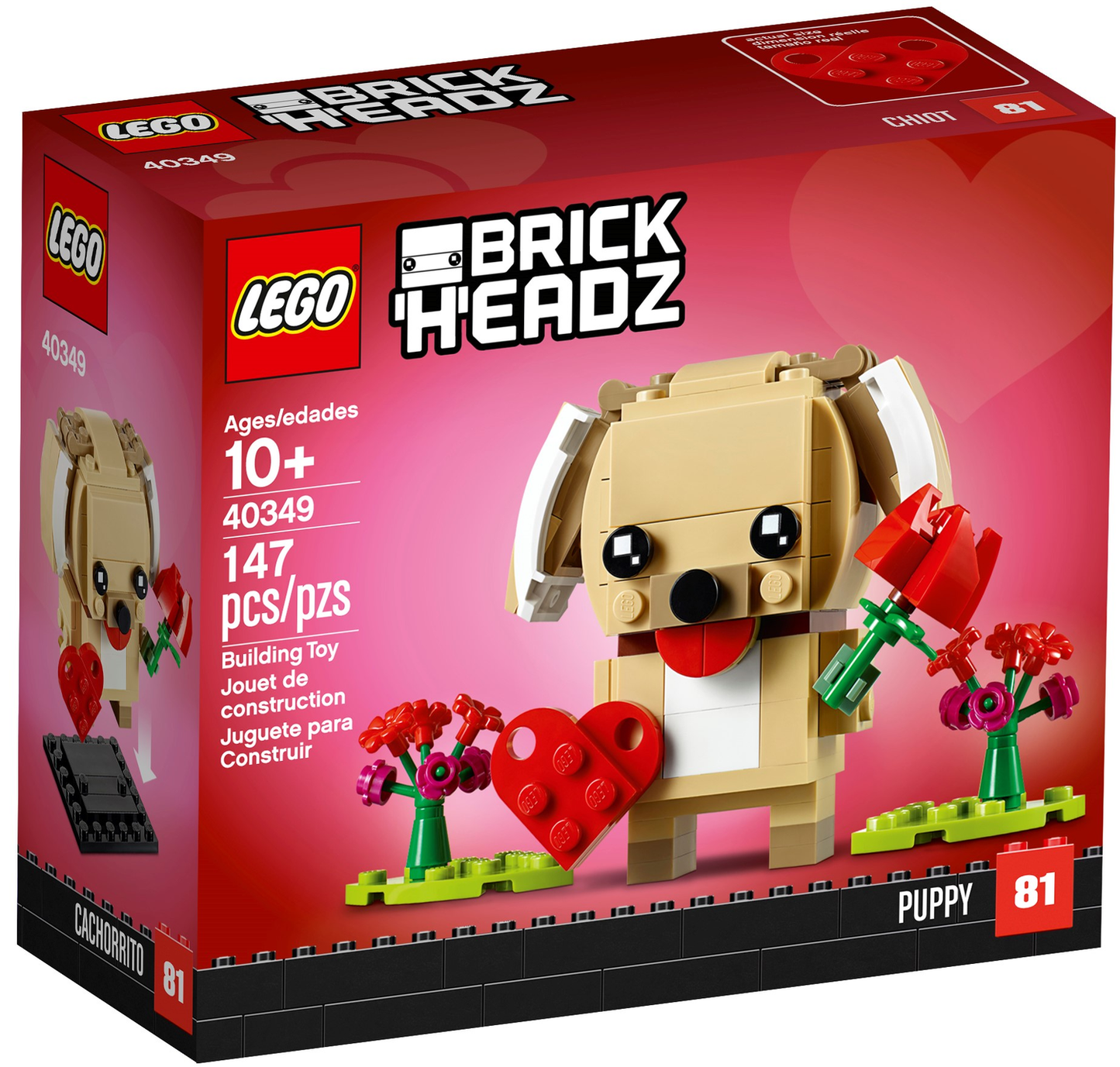 BrickHeadz 40349 Valentinstag-Welpe