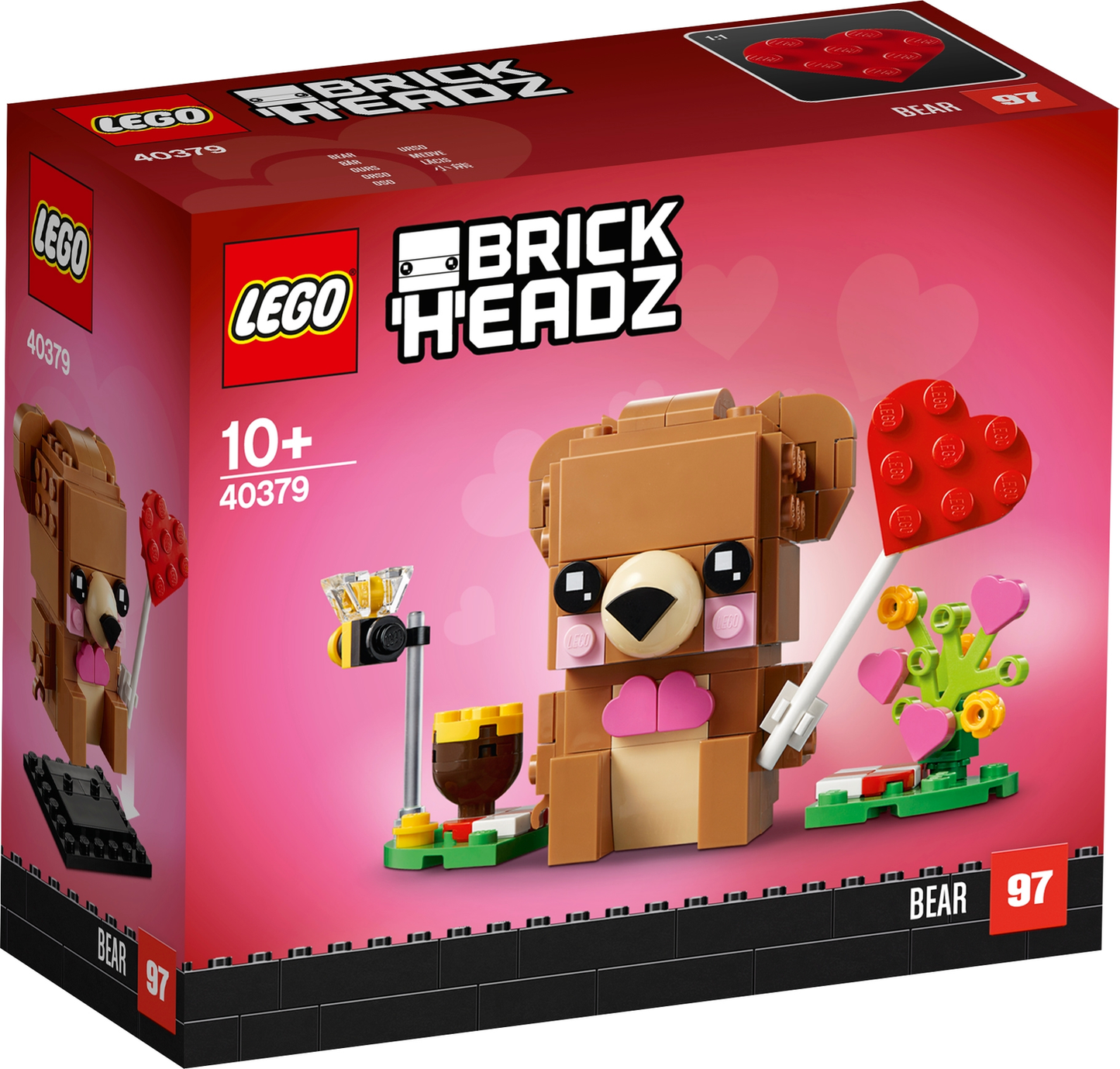 BrickHeadz 40379 Valentinstag-Bär