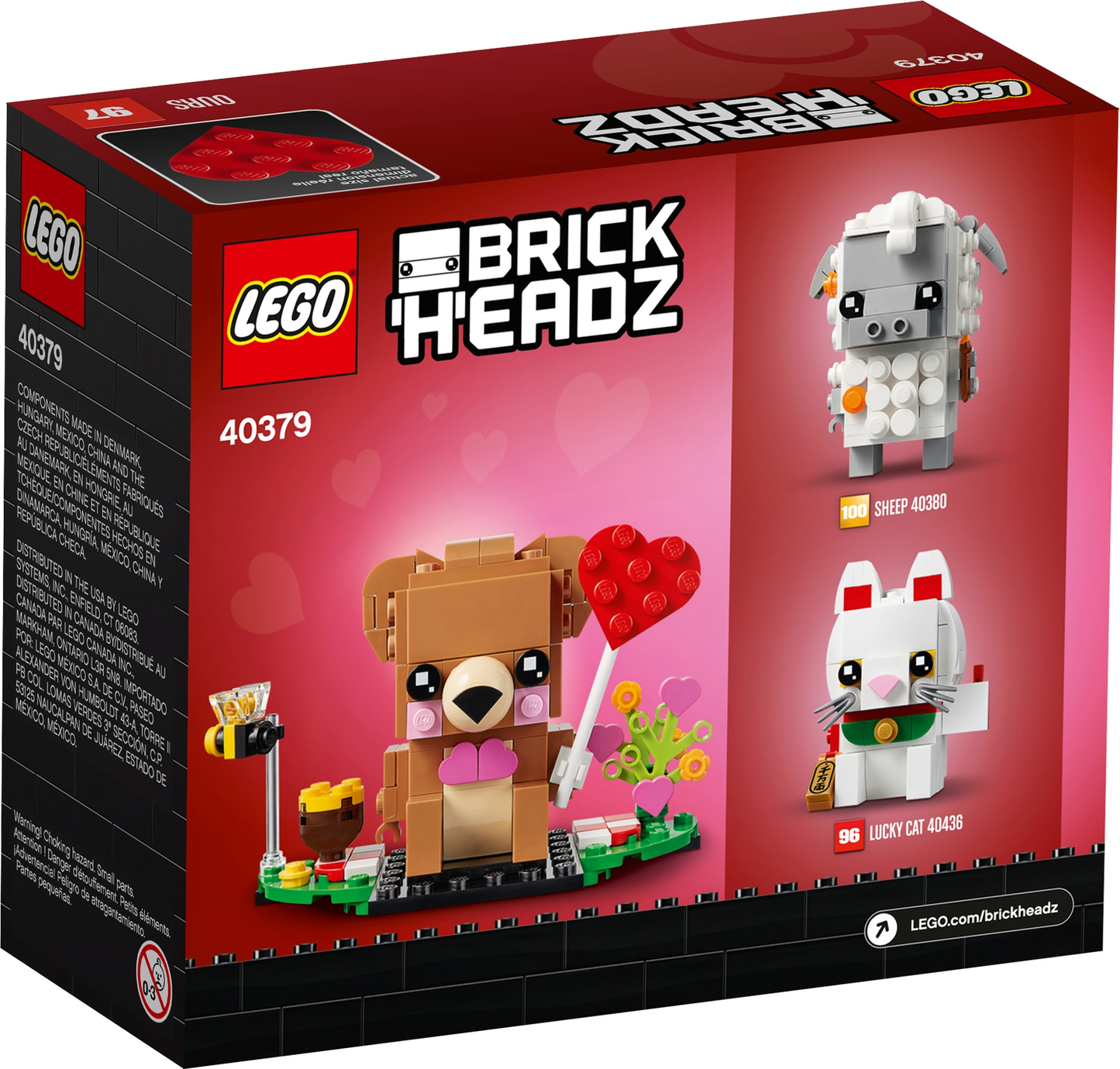 BrickHeadz 40379 Valentinstag-Bär
