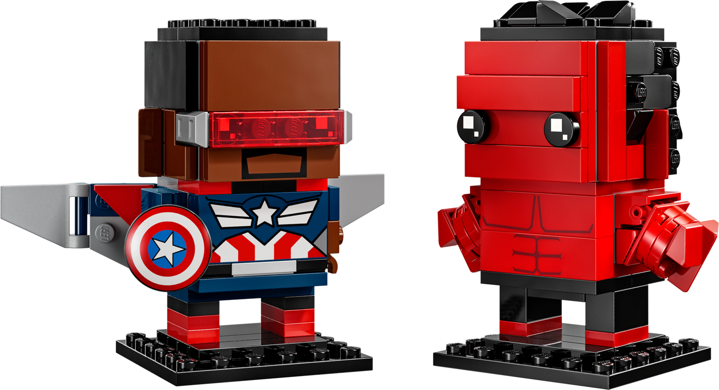 Marvel 40668 Captain America & Red Hulk