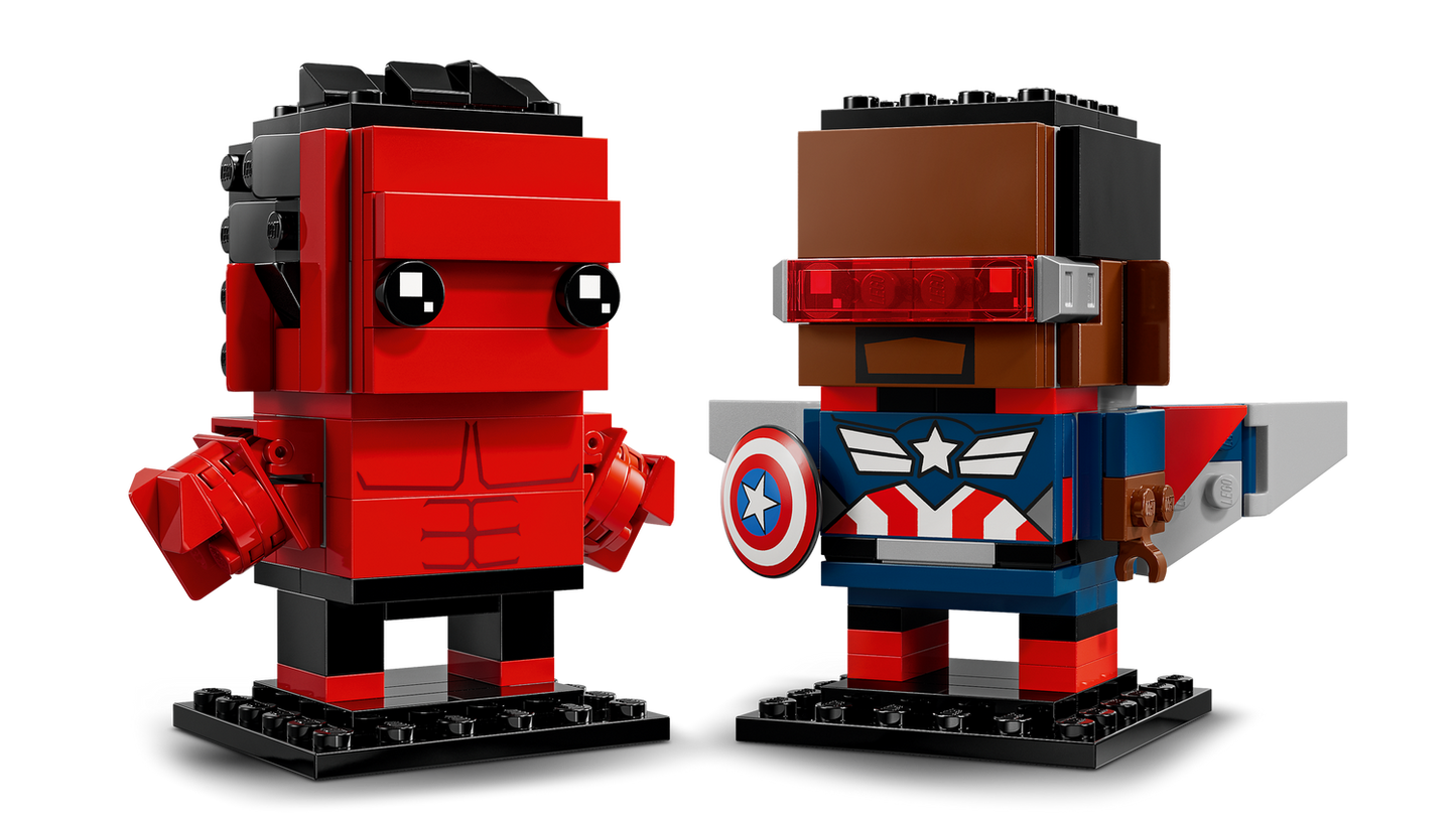 Marvel 40668 Captain America & Red Hulk