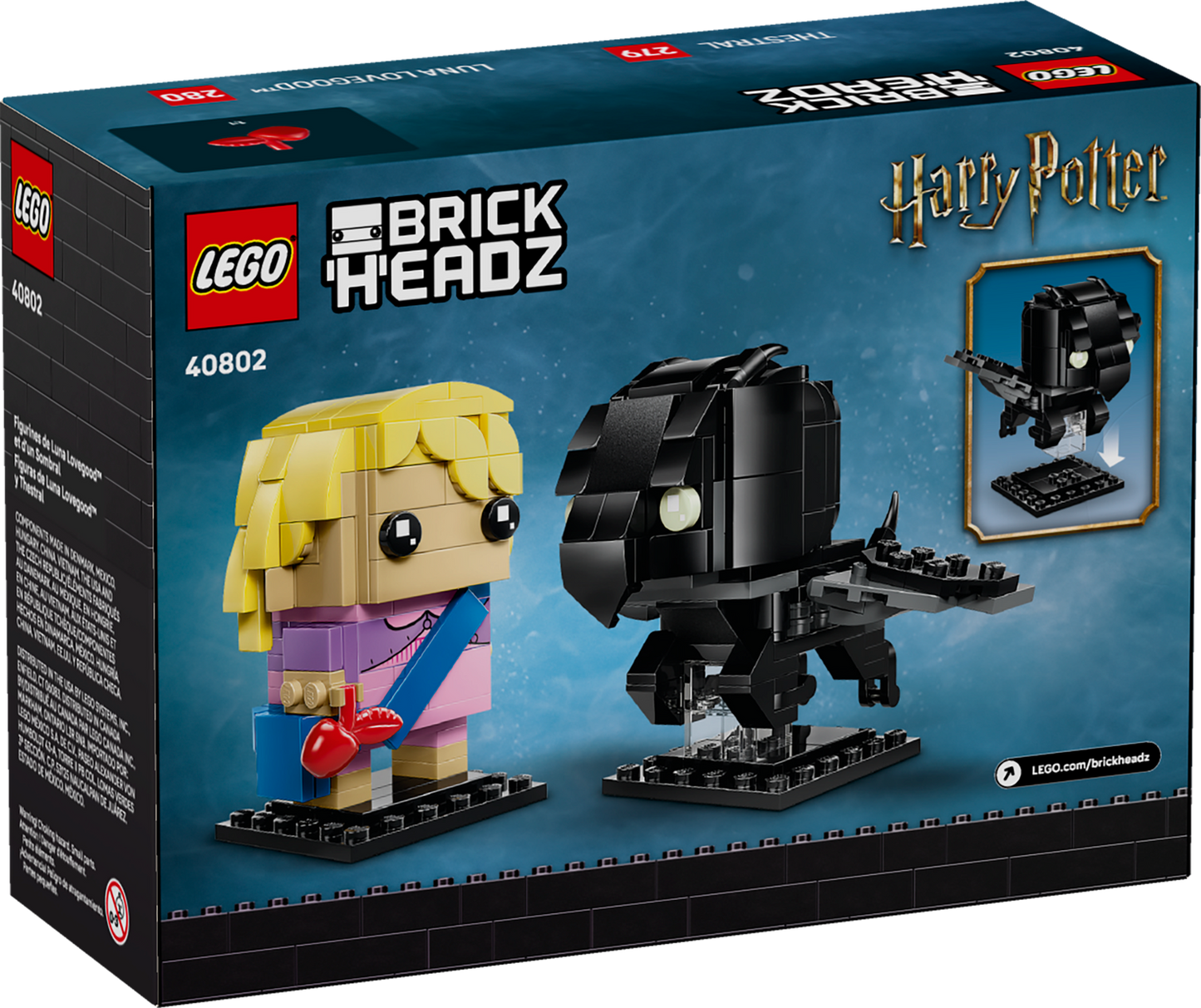 BrickHeadz 40802 Luna Lovegood & Thestral Figuren
