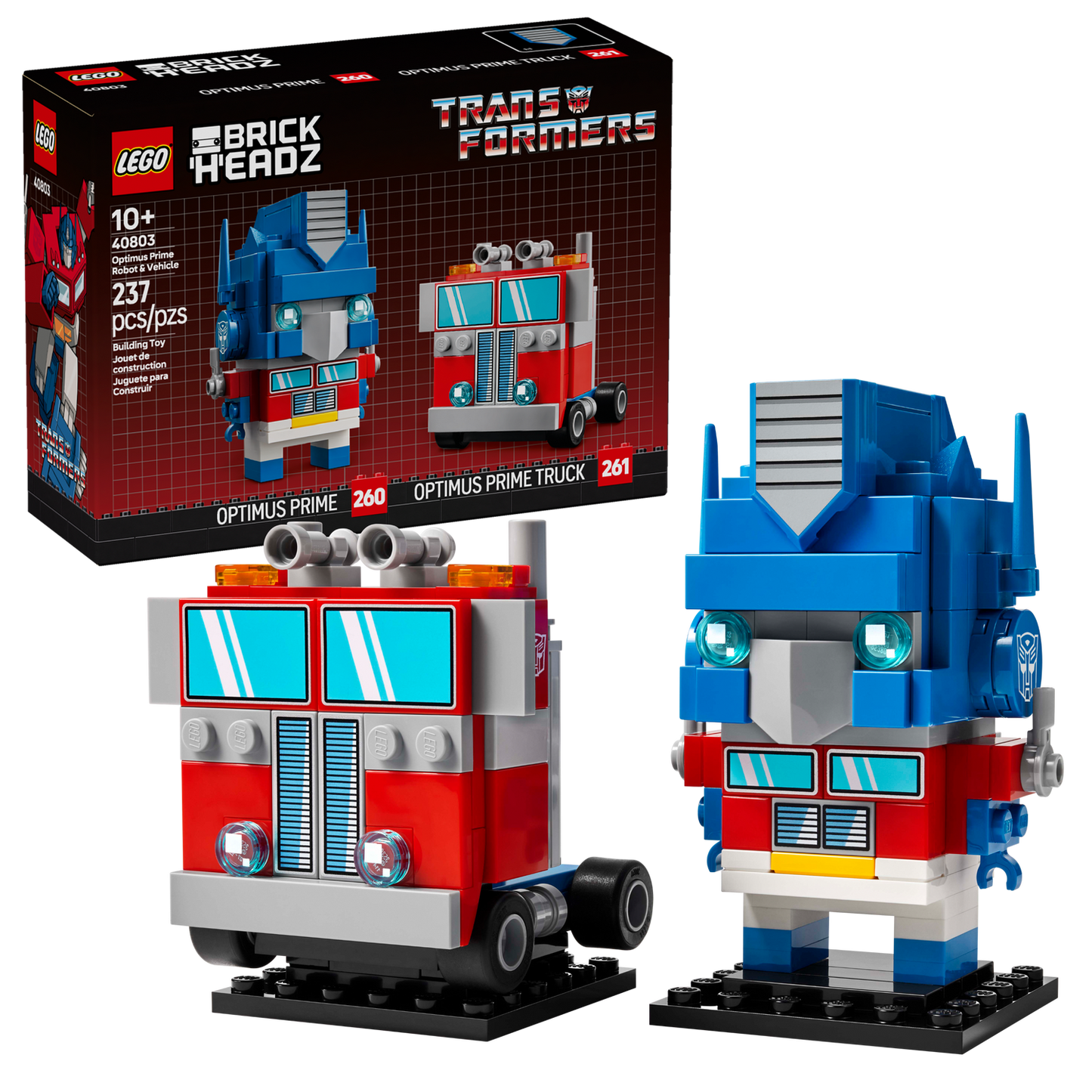 BrickHeadz 40803 Optimus Prime Mech & Fahrzeug