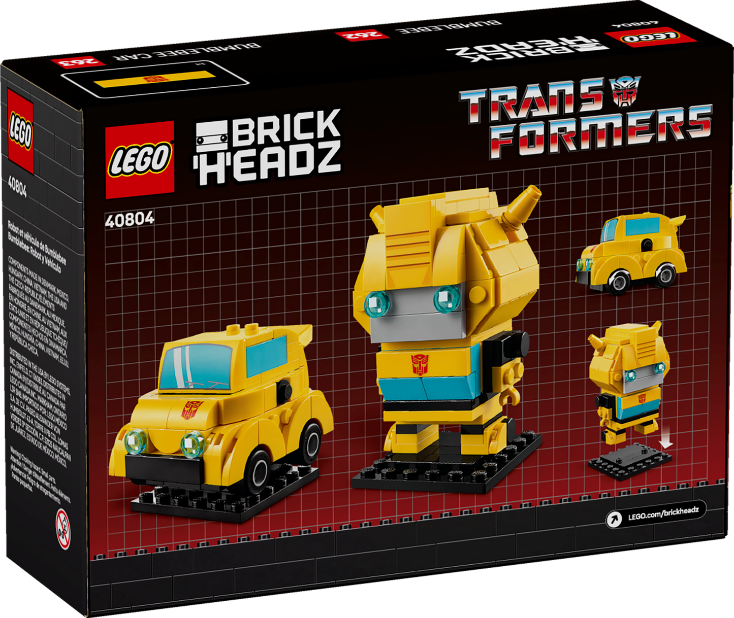 BrickHeadz 40804 Bumblebee Mech & Fahrzeug