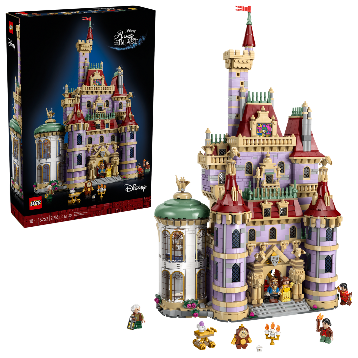 Disney 43263 Das Schloss aus „Die Schöne und das Biest“