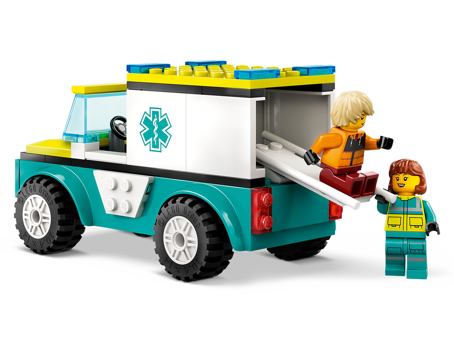 City 60403 Rettungswagen und Snowboarder