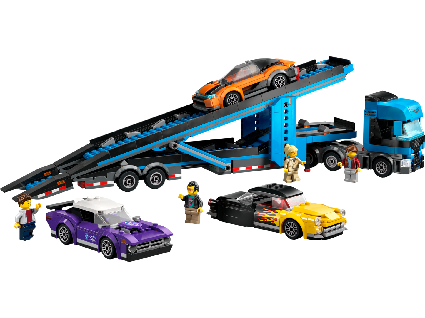 City 60408 Autotransporter mit Sportwagen