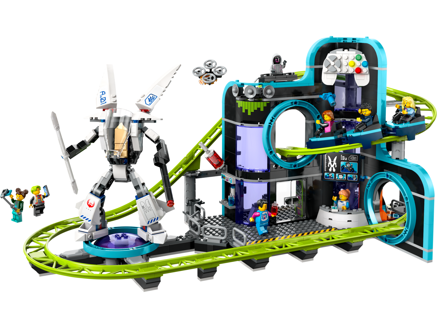 City 60421 Achterbahn mit Roboter-Mech