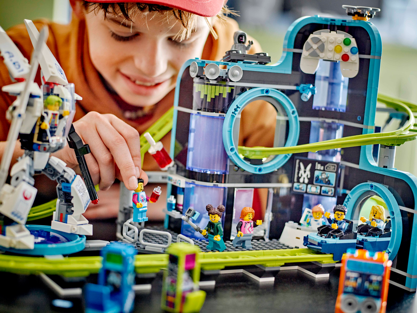 City 60421 Achterbahn mit Roboter-Mech