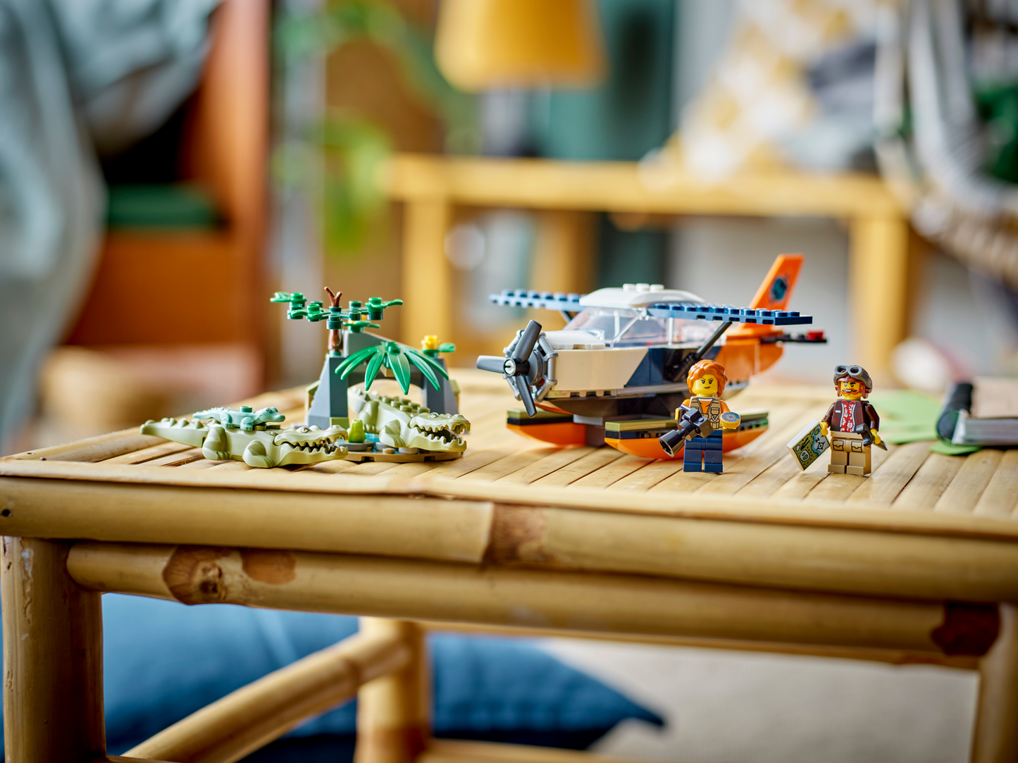 City 60425 Dschungelforscher-Wasserflugzeug