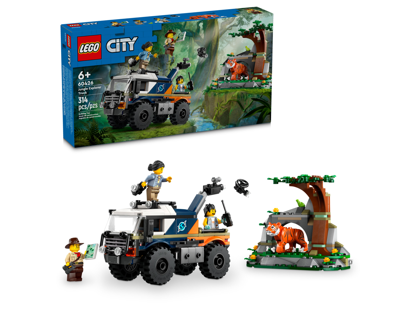 City 60426 Dschungelforscher-Truck