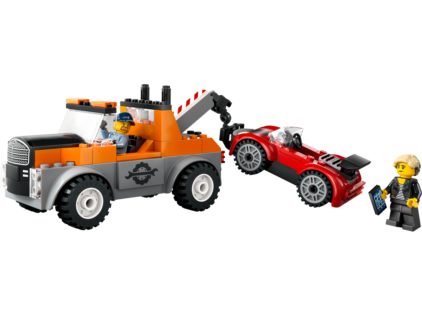 City 60435 Abschleppwagen mit Sportauto