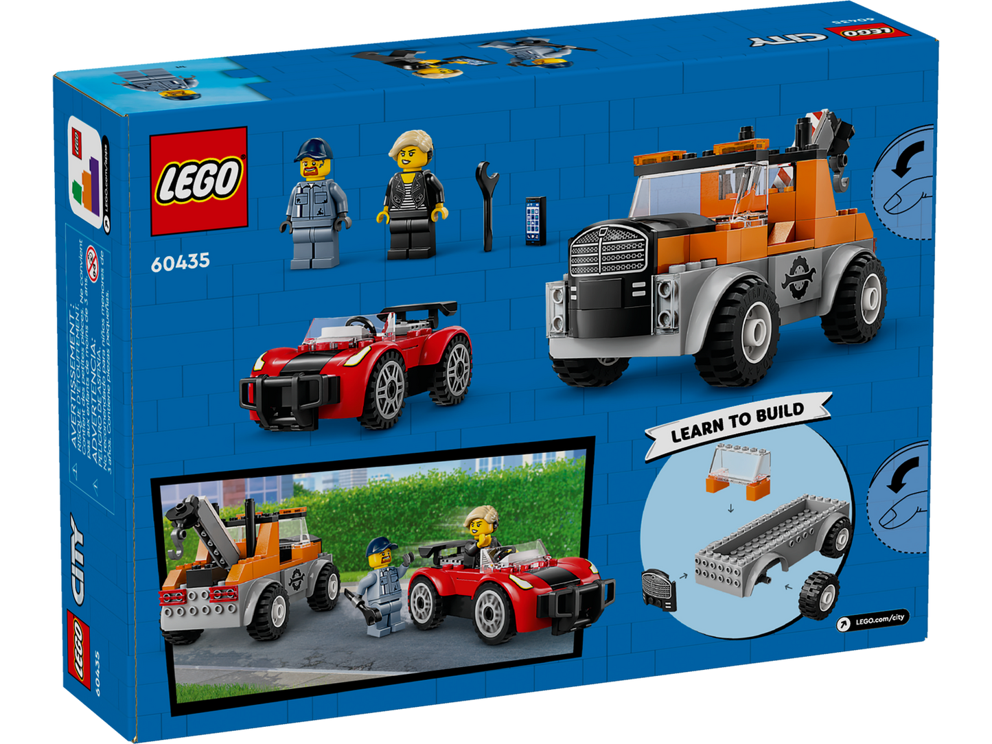 City 60435 Abschleppwagen mit Sportauto