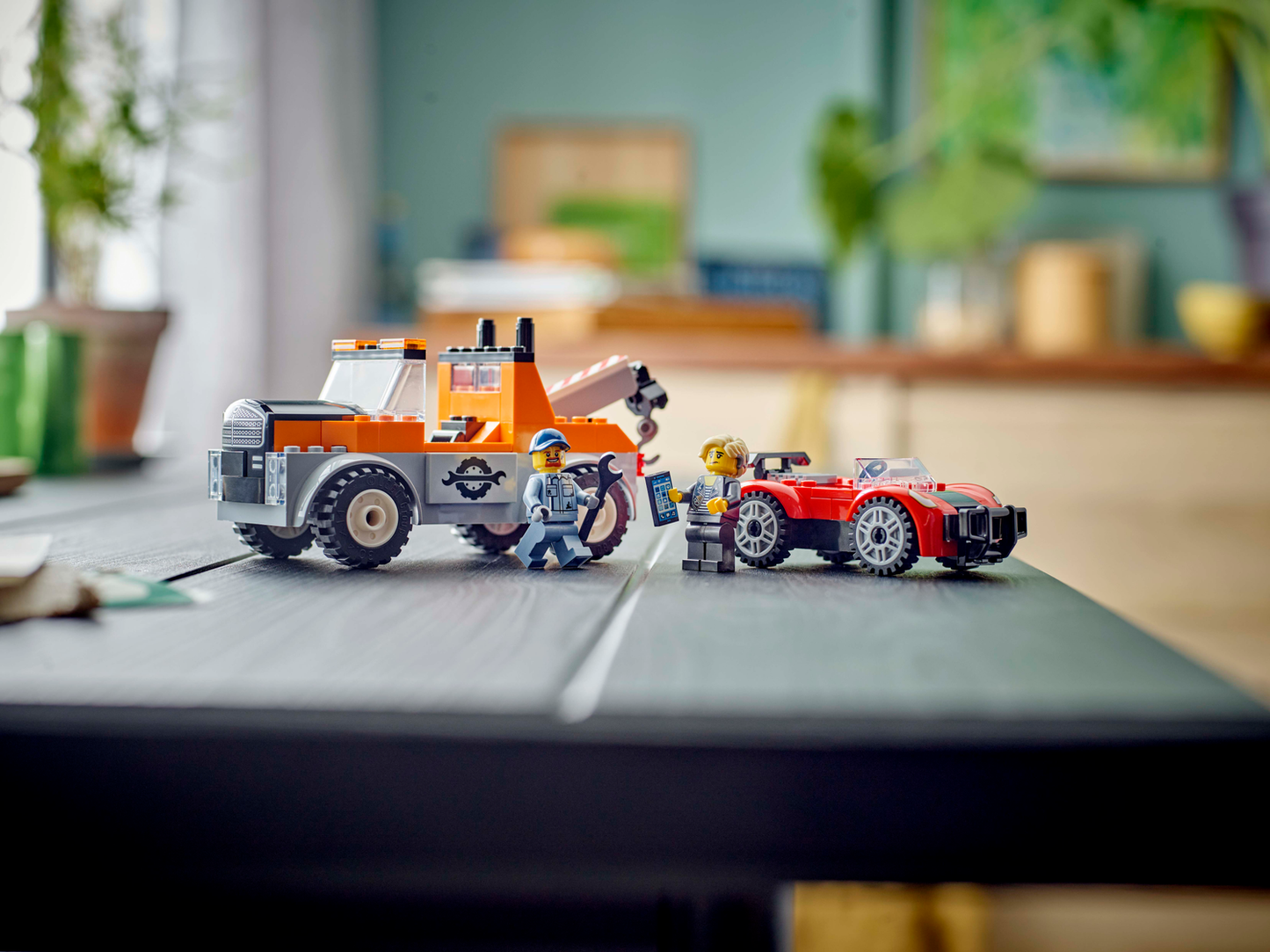 City 60435 Abschleppwagen mit Sportauto