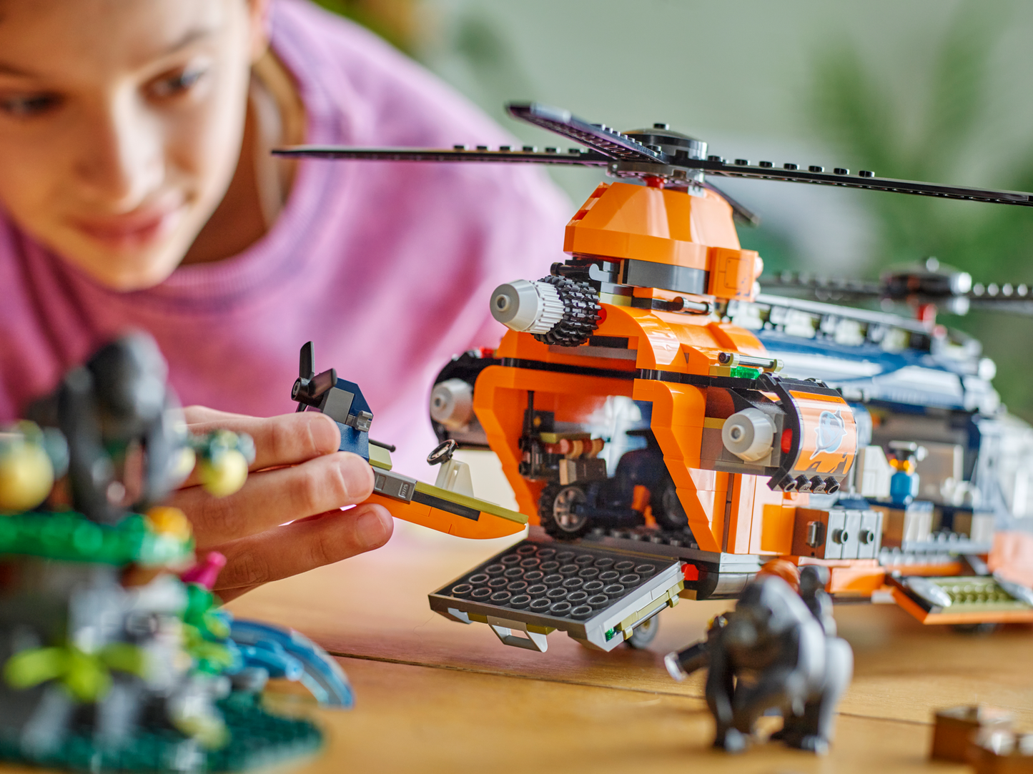 City 60437 Dschungelforscher-Hubschrauber