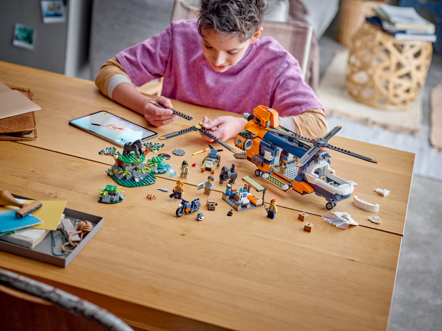City 60437 Dschungelforscher-Hubschrauber