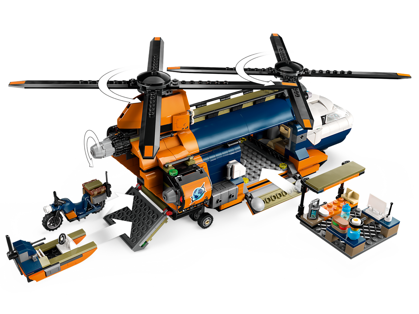 City 60437 Dschungelforscher-Hubschrauber