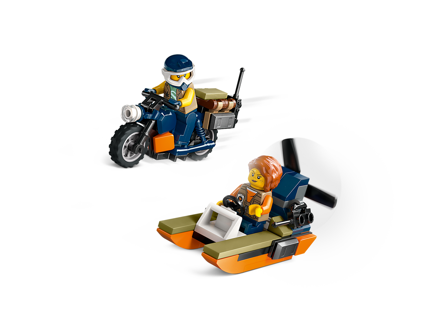 City 60437 Dschungelforscher-Hubschrauber