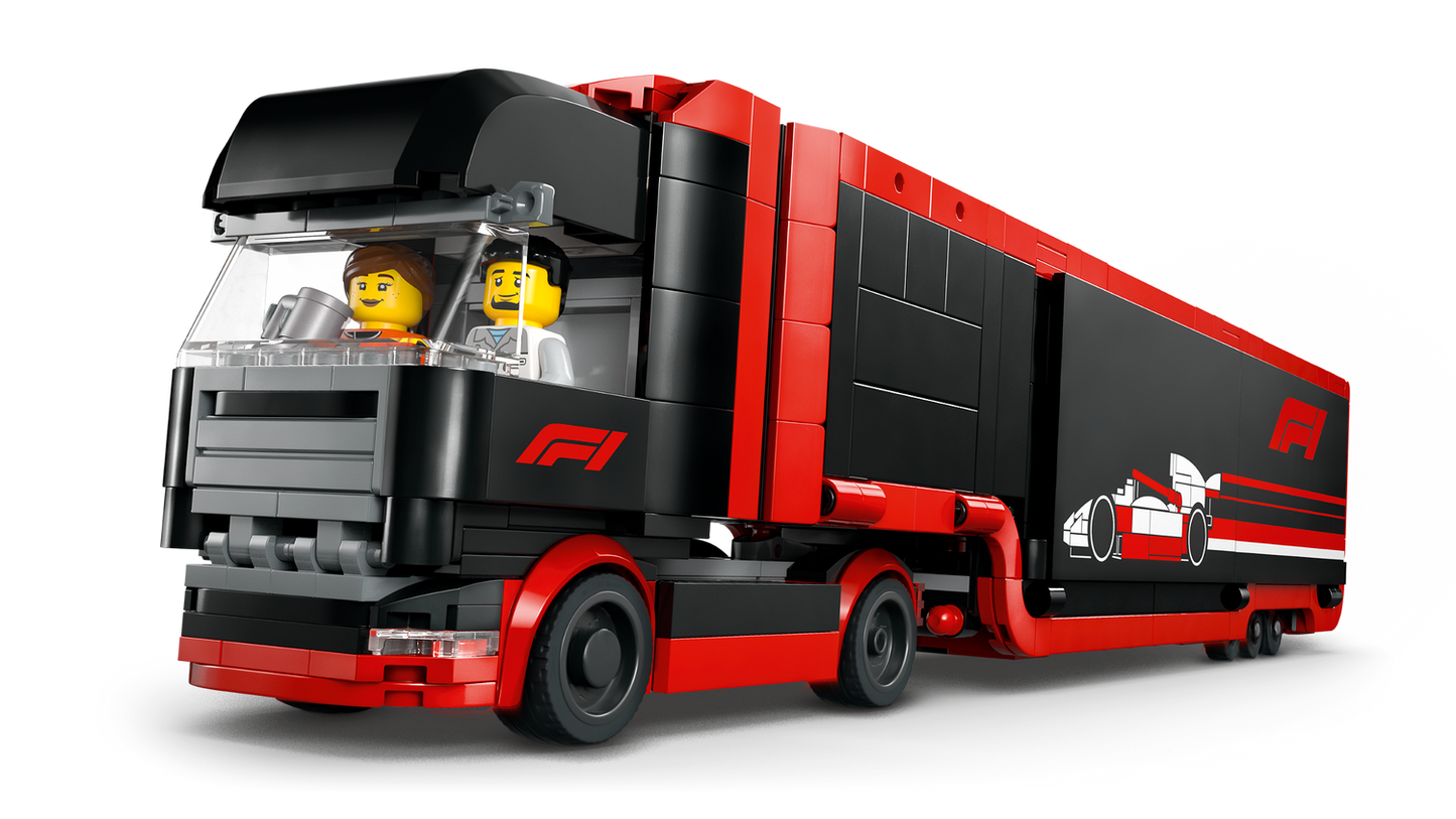 City 60445 F1 Transporter mit RB20 & AMR24 F1 Rennautos