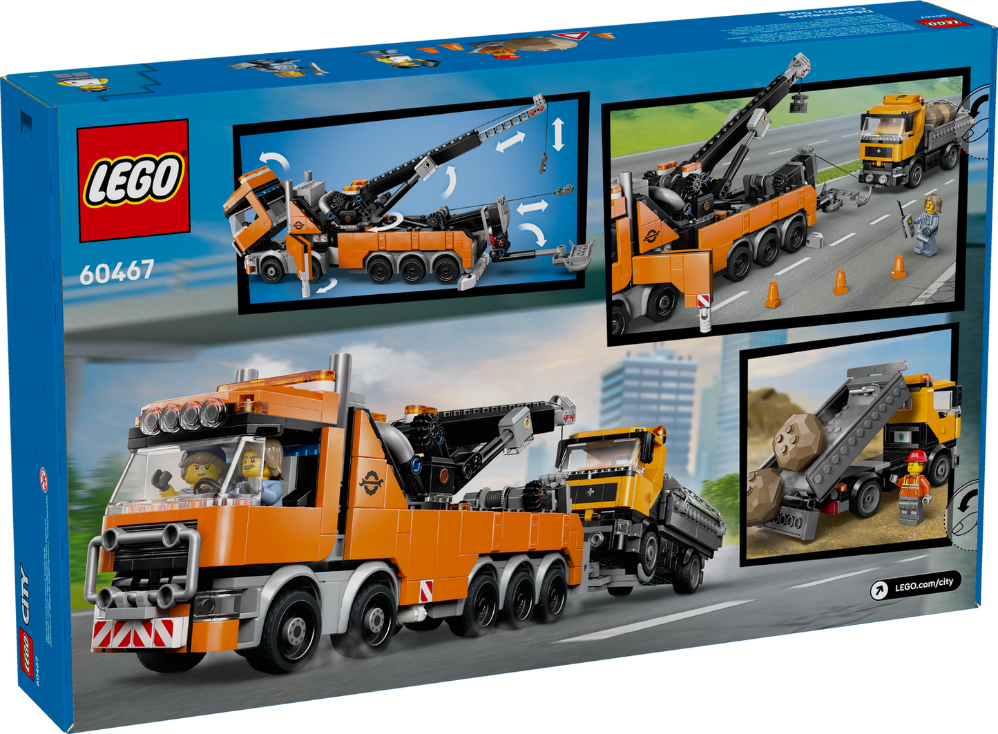 City 60467 Schwerlast-Abschleppwagen mit Kran