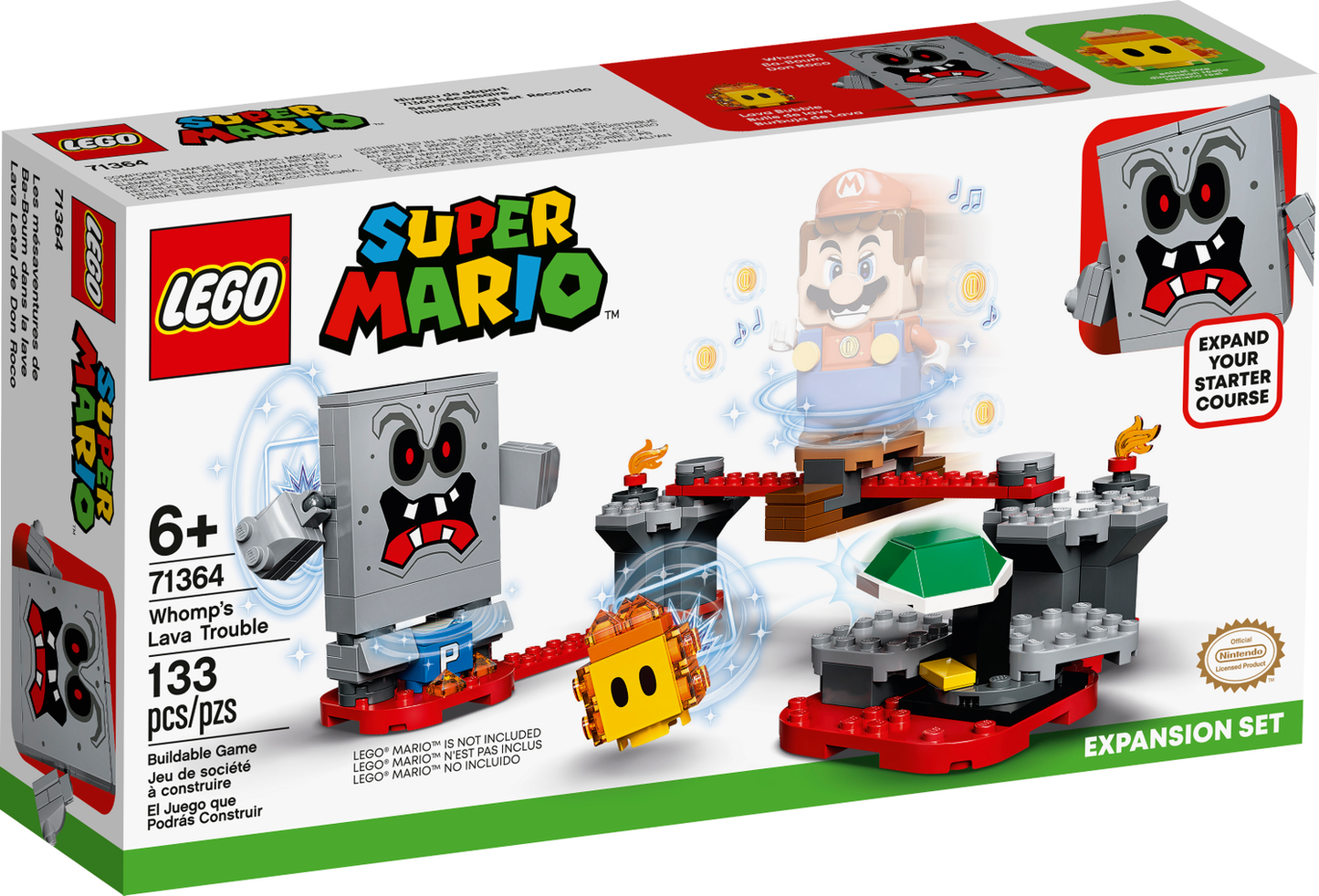 Super Mario 71364 Wummps Lava-Ärger Erweiterungsset