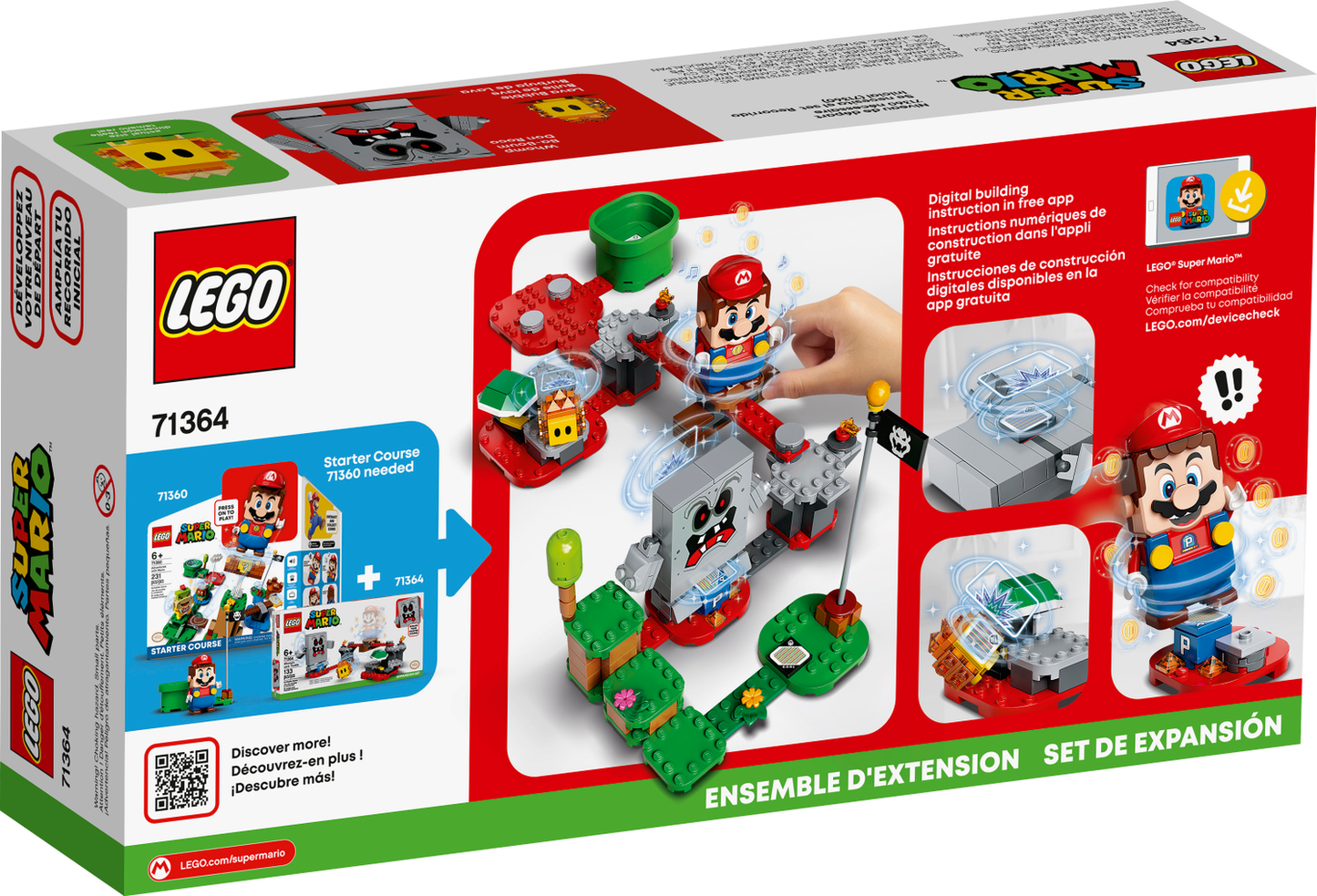 Super Mario 71364 Wummps Lava-Ärger Erweiterungsset