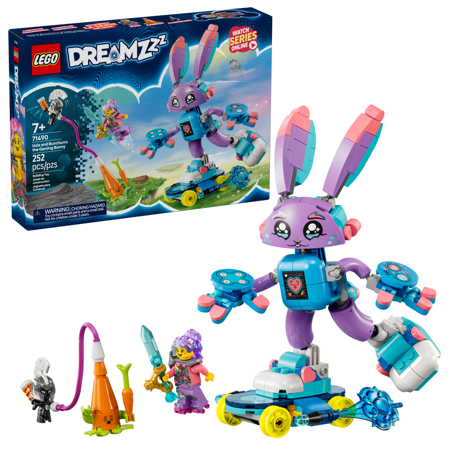 DREAMZzz 71490 Izzie und Bunchurro der Gaming-Hase