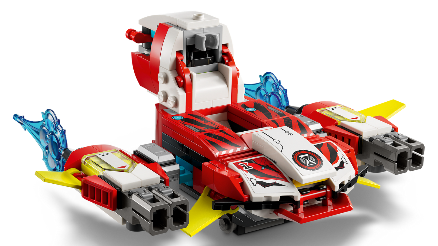 DREAMZzz 71497 Coopers Tiger-Mech und Zero's Hot Rod Auto