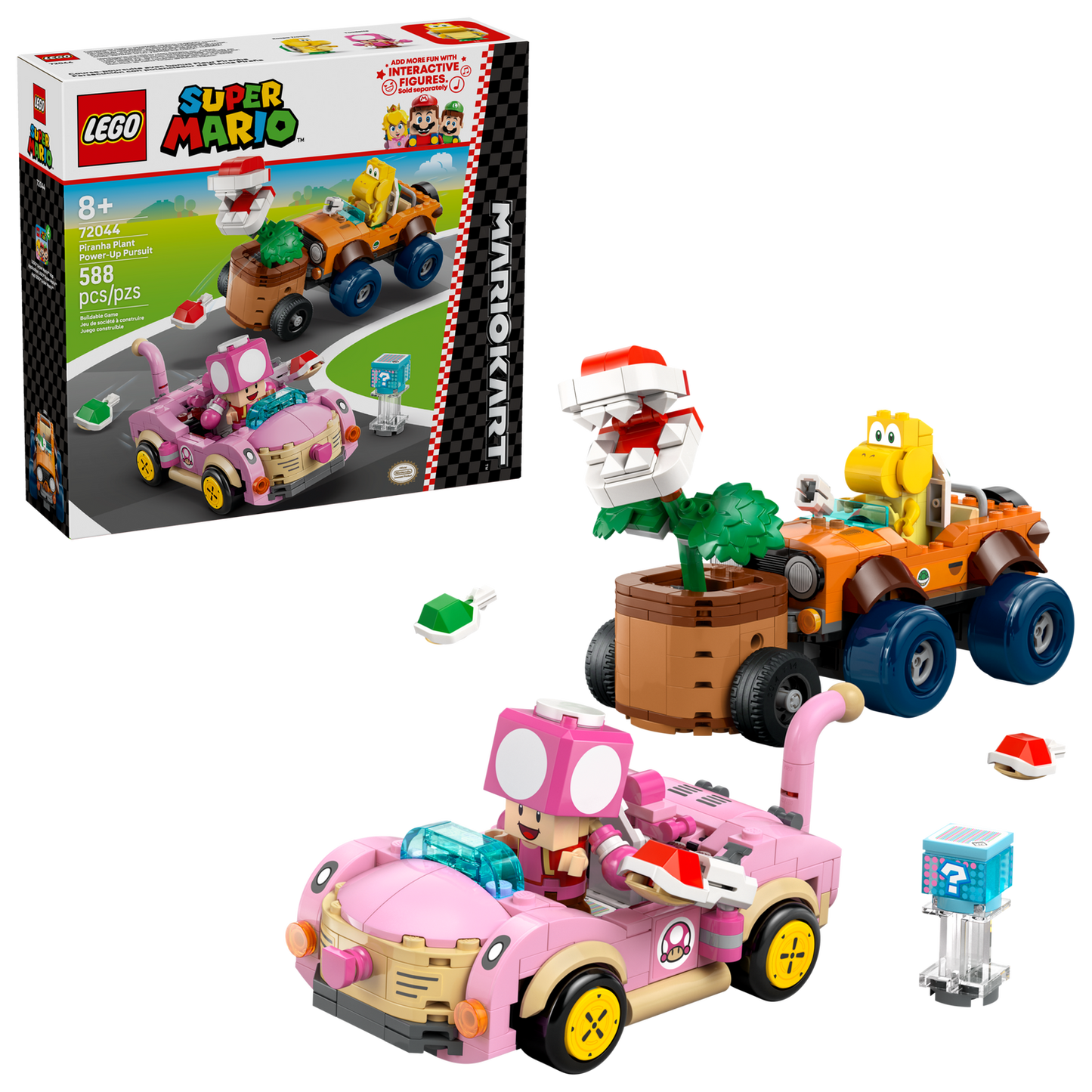 Super Mario 72044 Mario Kart Power-Up-Jagd mit Piranha-Pflanzen