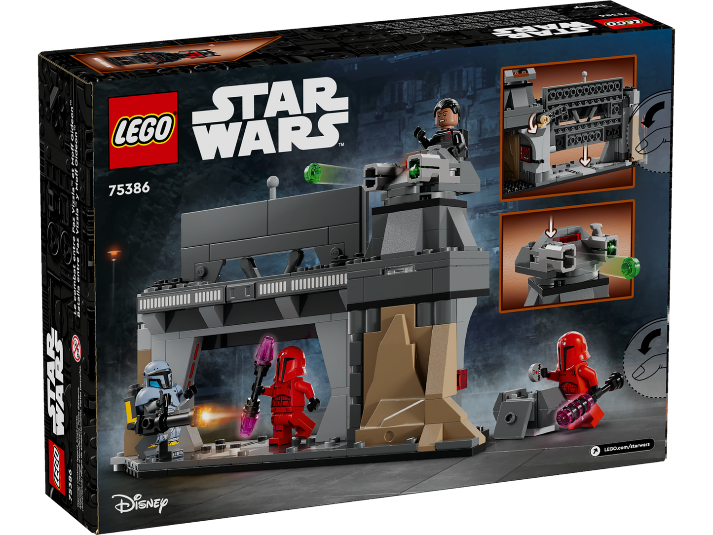 Star Wars 75386 Duell zwischen Paz Vizsla und Moff Gideon