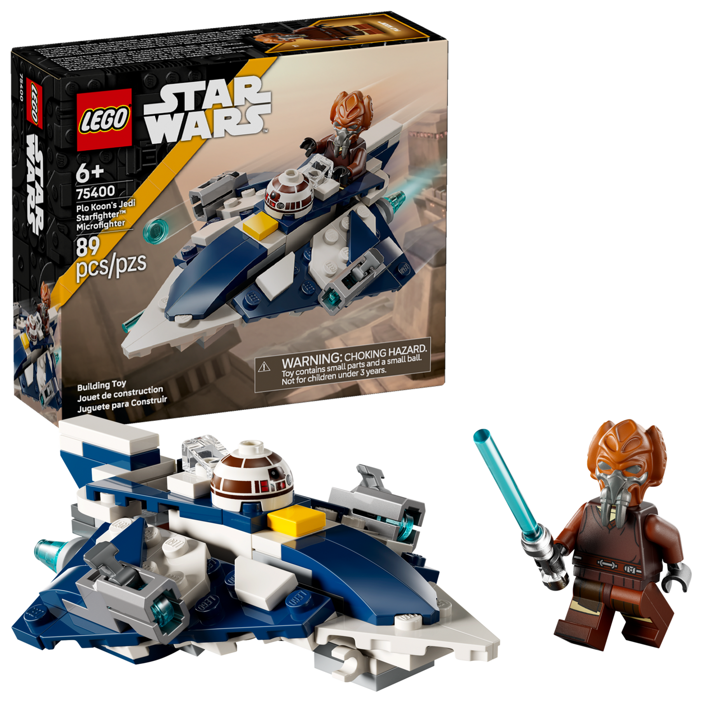 Star Wars 75400 Plo Koons Jedi Starfighter Microfighter