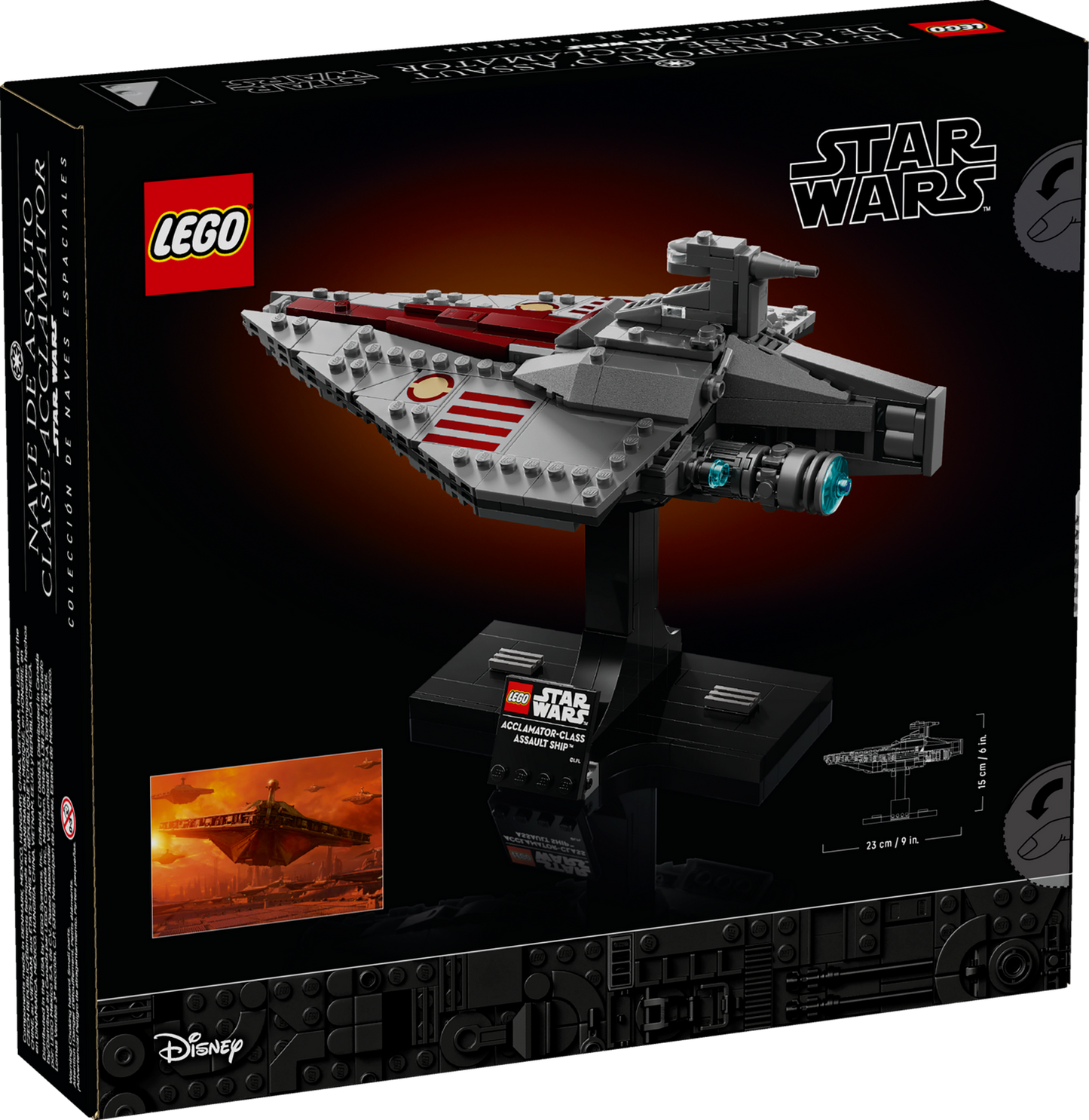 Star Wars 75404 Assault Ship der Acclamator-Klasse