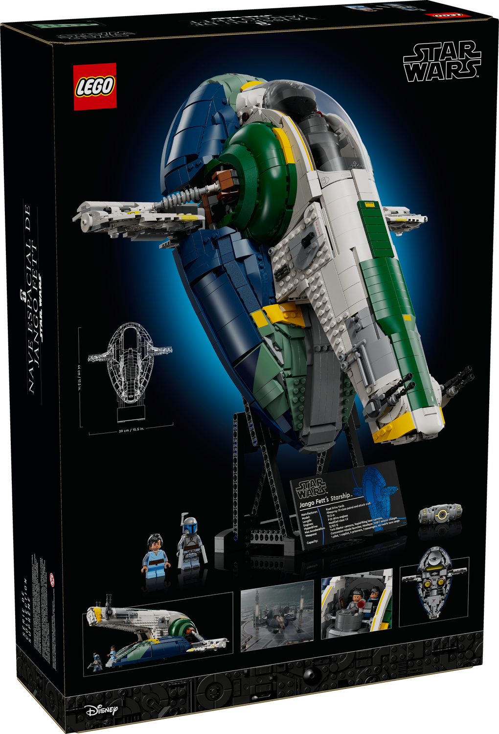 Star Wars 75409 Jango Fetts Sternenschiff der Firespray-Klasse