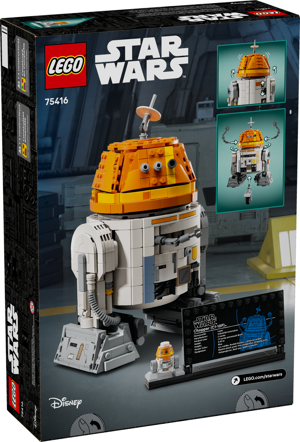 Star Wars 75416 Astromech-Droide Chopper (C1-10P)