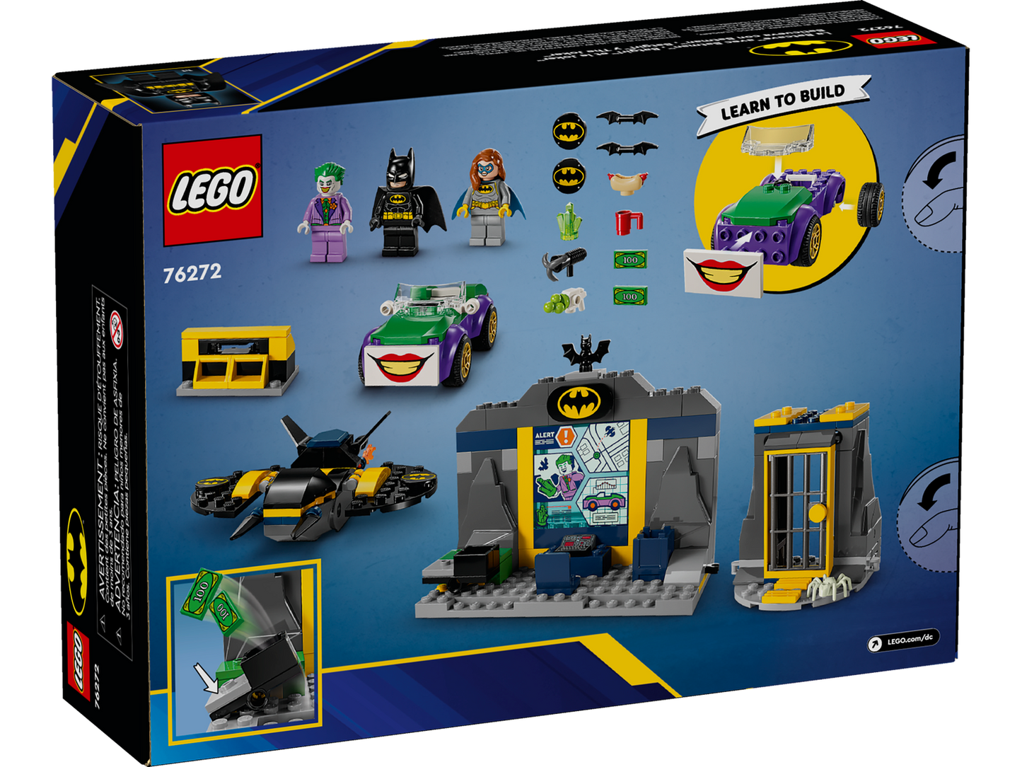 Batman 76272 Bathöhle mit Batman, Batgirl und Joker