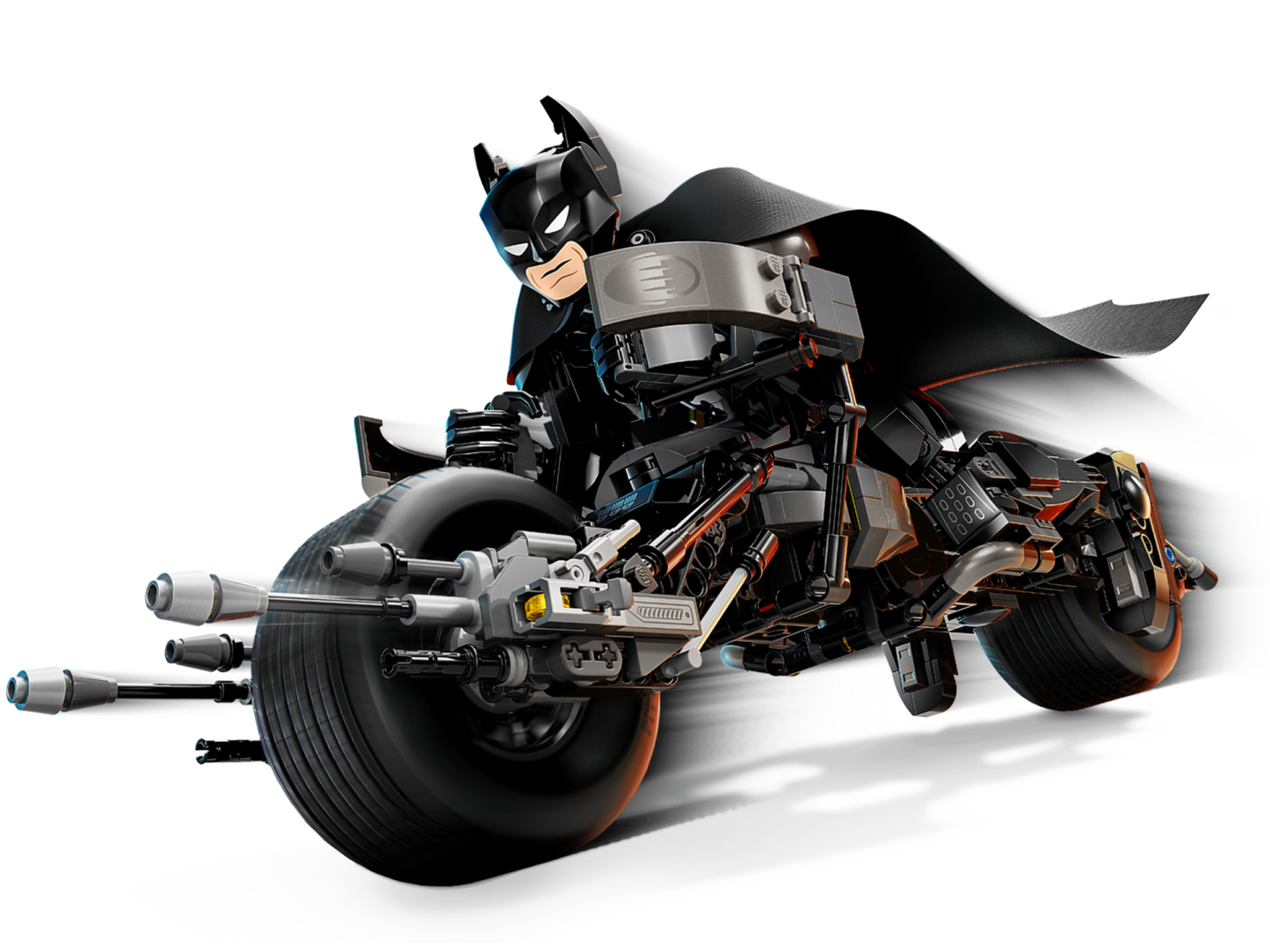 Batman 76273 Batman Baufigur mit dem Batpod