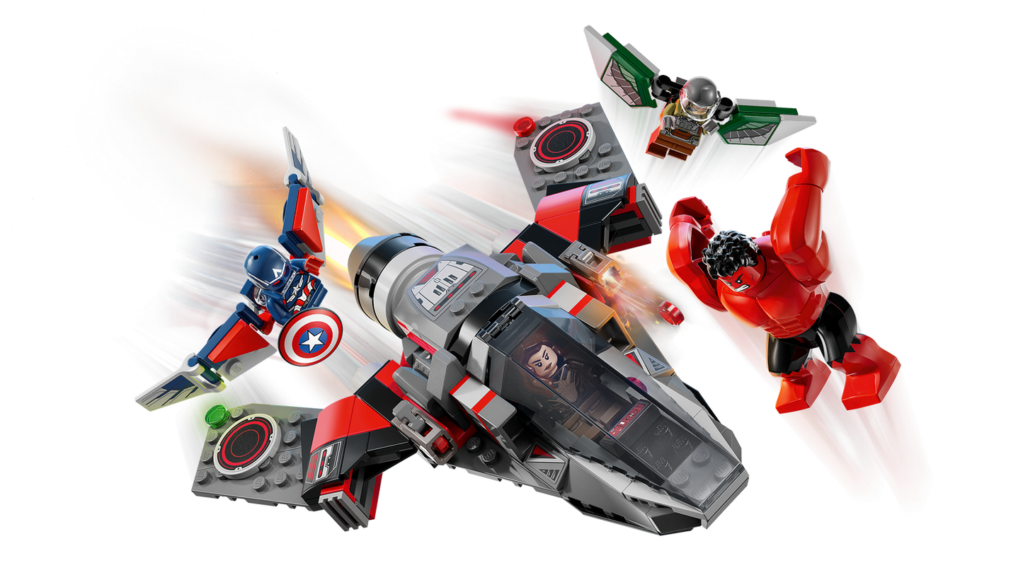 Marvel 76292 Showdown zwischen Captain America und Red Hulk
