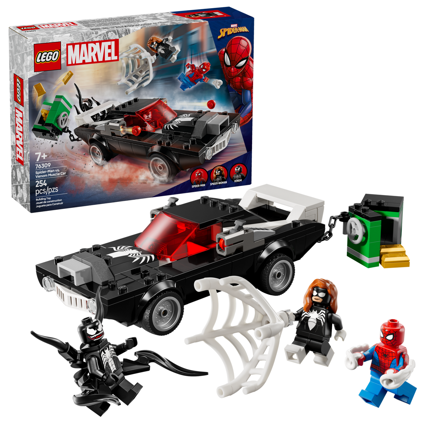Marvel 76309 Spider-Man vs. Venom Muscle-Car