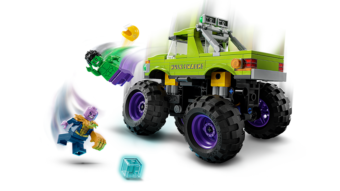 Marvel 76312 Hulk-Truck vs. Thanos